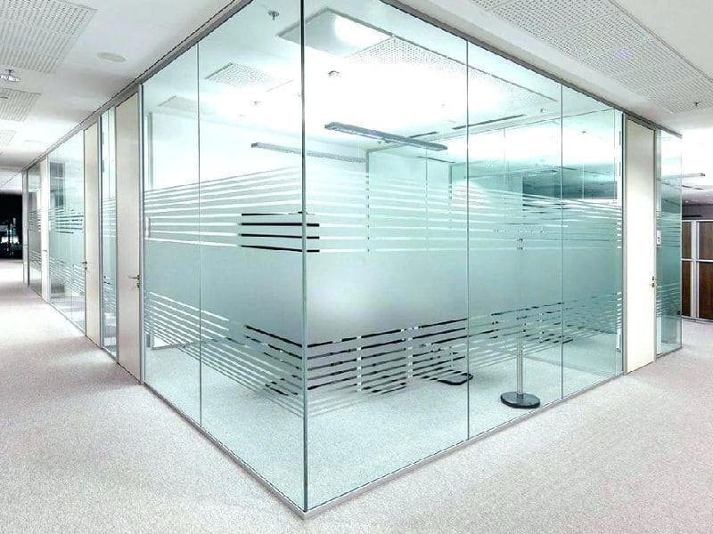 Shop Front Glass Partition Service